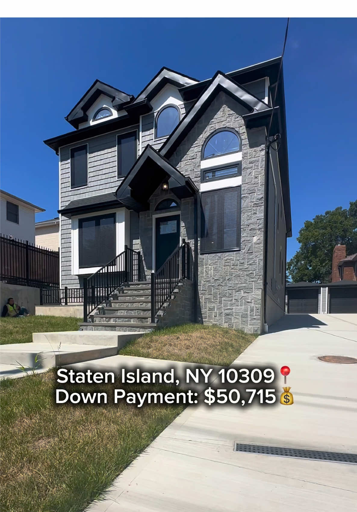CONTACT VANESSA 347-215-1362 FOR ALL INQUIRES AND SHOWINGS  🏡5639 AMBOY ROAD, STATEN ISLAND, NY 10309🏡 💰$1,449,000💰 🔨LEGAL TWO FAMILY NEW CONSTRUCTION 🔨 FIVE BEDROOMS 🛏️ FULL FINISHED BASEMENT WITH PRIVATE ENTRANCE🚪 FIVE BATHROOMS 🚽 A lot of Closets✅ Modern Kitchen✅ Deck✅ Open Concept✅ Hardwood floors ✅ Detached Garage✅ Backyard✅ Central Hvac✅ New Build✅ Off street parking for 4+ vehicles ✅ Two Story Grand Entrance✅ Near transportation and shopping ✅ Minutes from expressway ✅ No Flood zone✅ En-suite with walk in closet✅ Legal one bedroom apartment for rental income✅ Attic✅ Contact me today for a private showing and more information. 📲 *Down Payment is based on a 3.5% down FHA loan program and does not include closing costs!!*  - Vanessa Cona NY&NJ Licensed Salesperson  JM Properties  4007 Victory Blvd, SI, NY 10314 CELL : 347-215-1362 OFFICE : 718-524-6673 EMAIL : vanessaconasells@gmail.com ✨ #realestate #realtor #mortgage  #realestateagent #newconstruction 