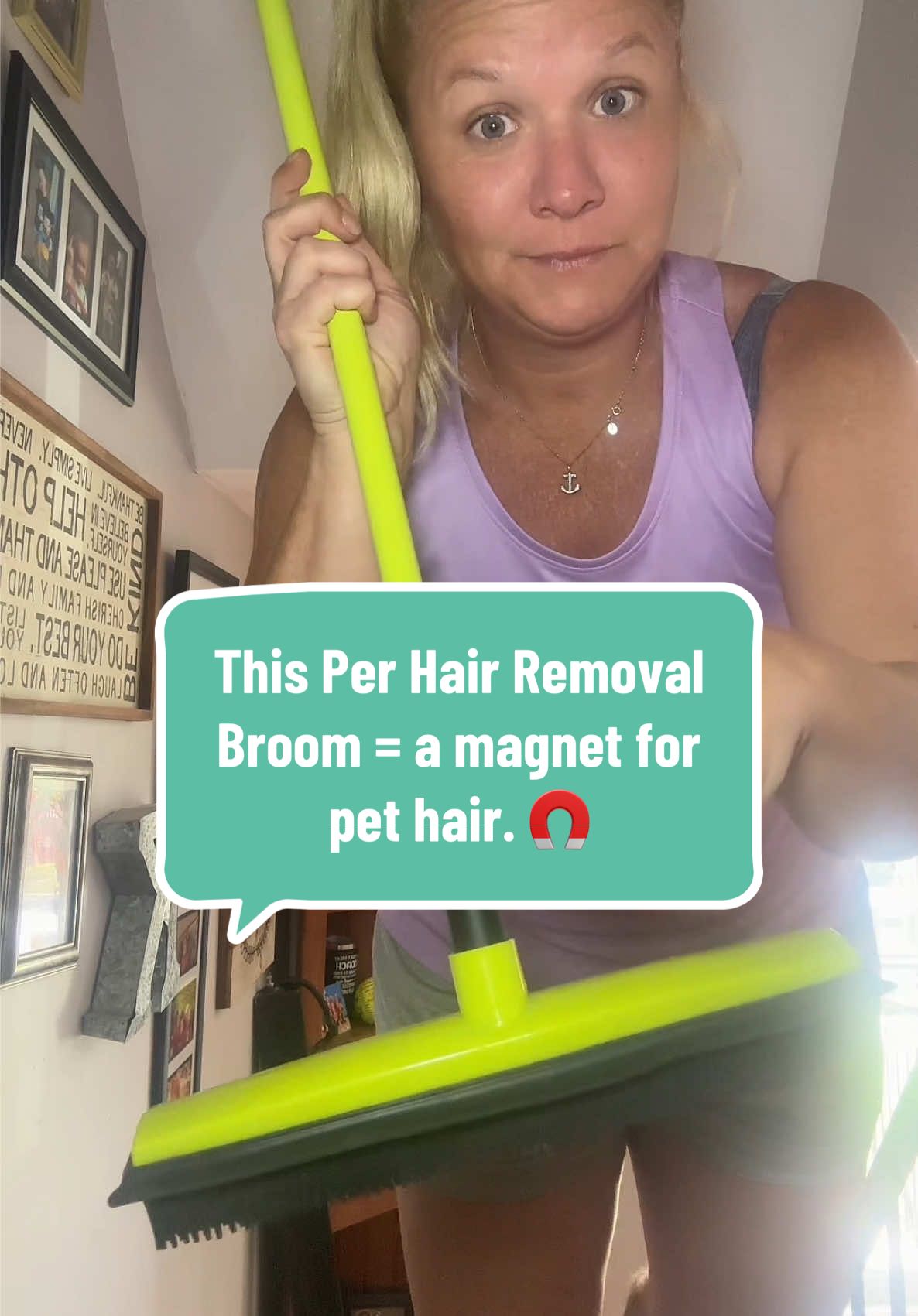 Mom friends!!!! This broom is a game-changer for pet hair 🐾 Light, easy, and cleans in seconds! ✨ Say goodbye to pet hair stuck everywhere ✨ Rubber bristles + squeegee combo makes it effortless ✨ Just rinse with water to clean — no mess, no hassle Perfect for couches, carpets, floors, and cars. Every pet owner NEEDS this in their life! …………………………………. pet hair remover broom, pet hair cleaning tools, mom cleaning tools, mom life, pet mom, rubber bristle broom, lightweight pet hair brush, easy clean pet hair broom, pet shedding solution, hair removal broom for pets, best broom for pet hair, pet grooming products, clean floors from pet hair, home cleaning hacks, pet owners must-have, lint and fur removal, pet hair cleaning, TikTok made me buy it pet broom #creatorsearchinsights #pethairremovalbroom #CleanTok #pethairremoval #tiktokmademebuyit 