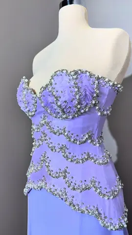 Our Lilac Beaded Corset from 