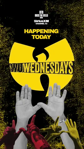 Tune into the first WuWednesday of the month as @RZA hosts WuWednesday on @siriusxm Channel 43 at 3PM EST 👐 #WuWednesday #RZA #WuTangClan 