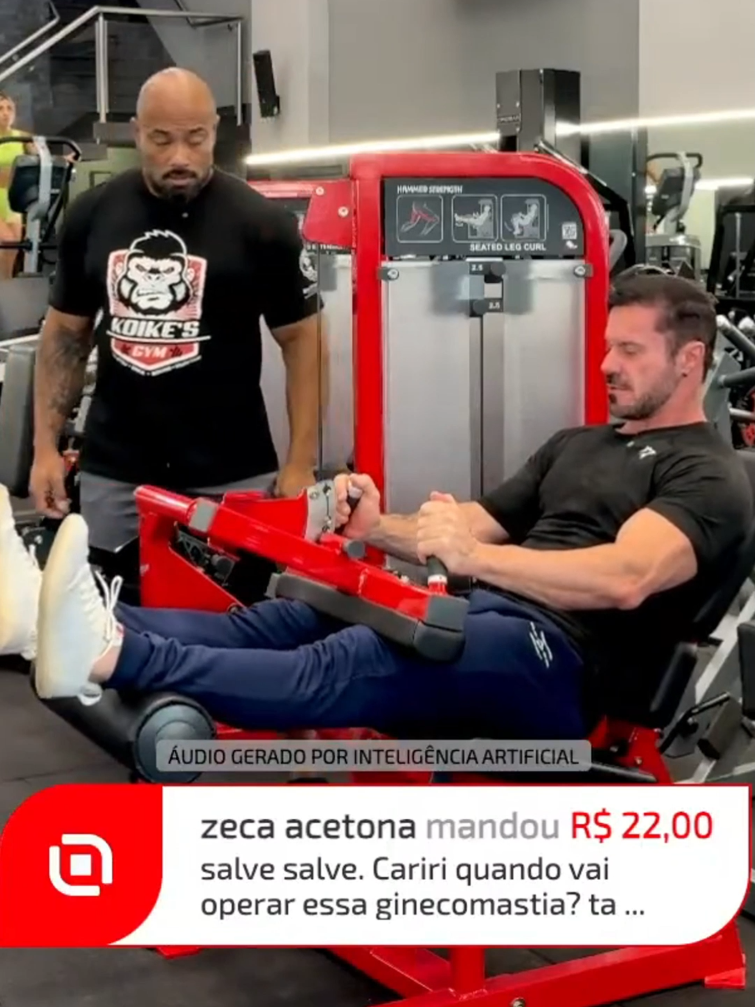 Live pix engraçado. #renatocariani #juliobalestrin #humor #comedia #academia #viral #fyp #action