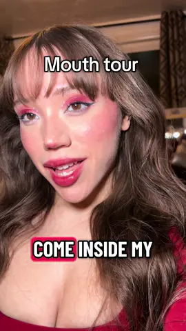 Mouth tour. Do you like these tours?  #tongue #cosplay  #cringe  #giantess #vore