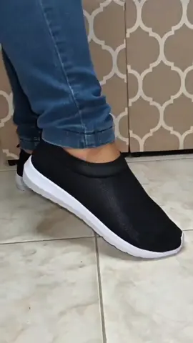 Tênis Feminino Meia Calce Fácil Slip On Leve Flexível Confortável Caminhada Academia #achadinhosdashopee #gratidão #achadinhos #amazon #produtos