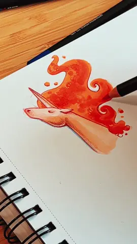 Drawing your pokemon suggestions #rapidash #pokemonart #sketchbookart #ohuhumarkers 