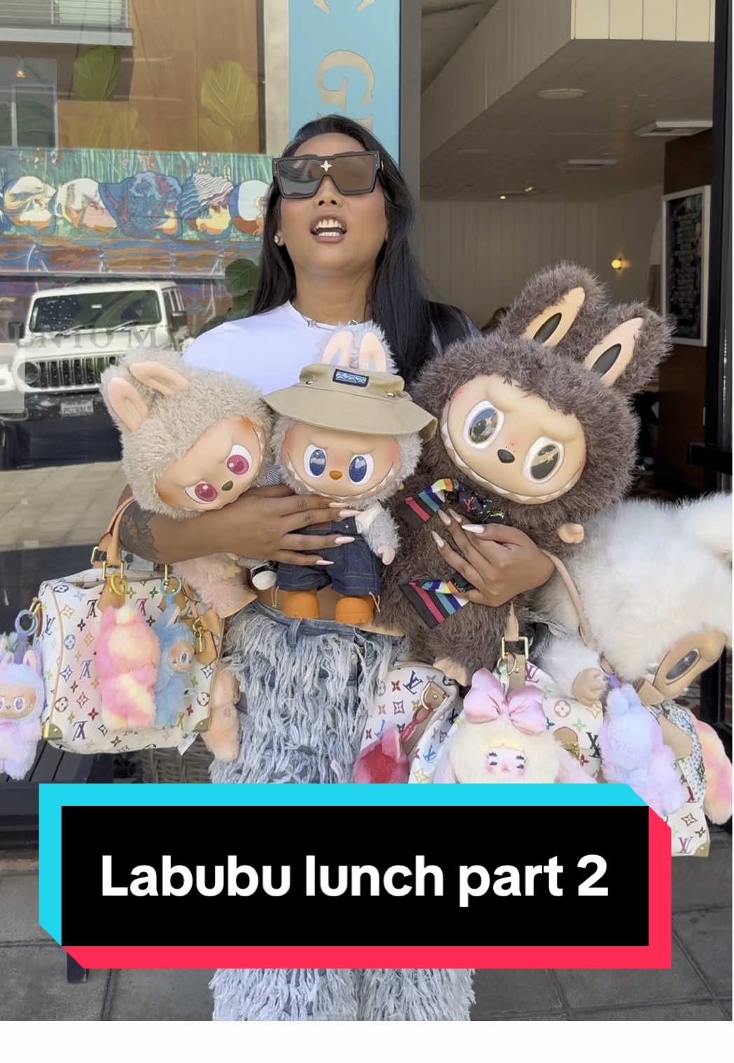 I finally got the secret!! 😩 #giagunn #labubu #popmart #losangeles #viral 