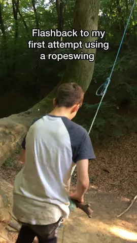 I think somone stole the water from down below 🌊 #follow #likе #comment #Flashback #ropeswing #fall #fail 