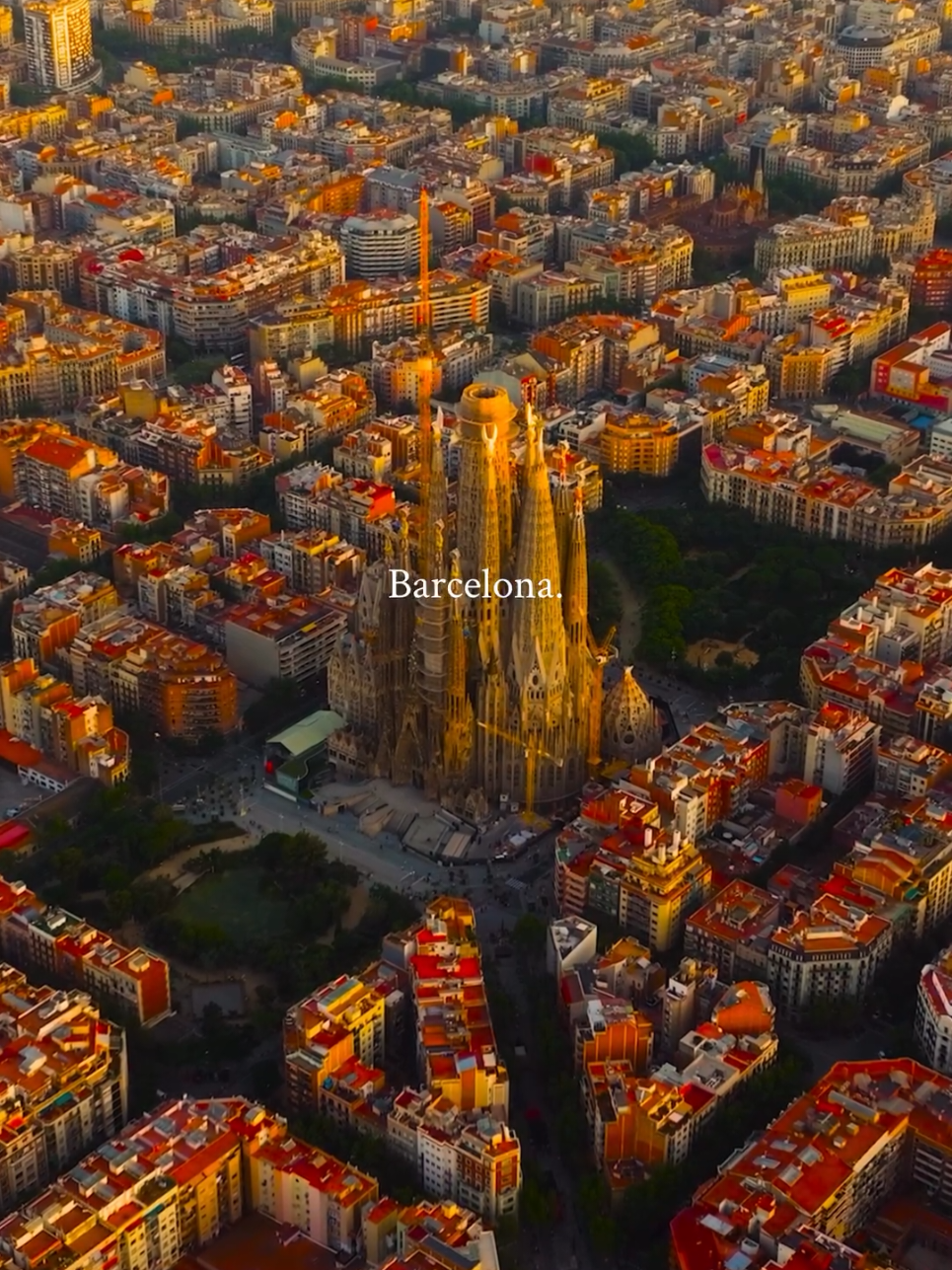Welcome to Barcelona #barcelona #spain #europe #travel #drone 
