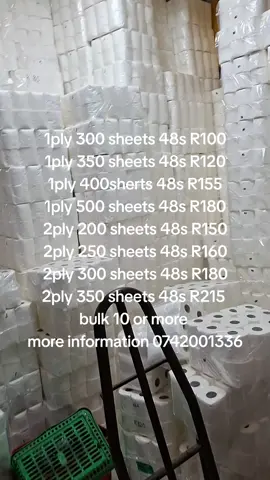 king softes toilet paper & clean products factory and super shop.683 vootakker road  Kensington 12 Avenue 