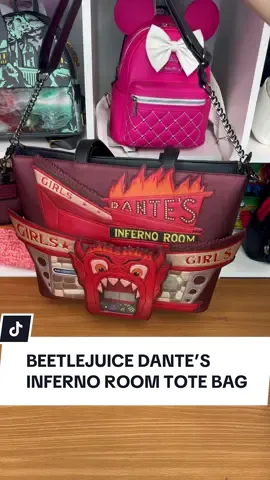 Say it three times and it’s in your cart! 🔥 Let’s take a closer look at the Loungefly Beetlejuice Dante’s Inferno Room Crossbody Tote Bag! It’s in stock so let us know what you think!💫 #beetlejuice #beetlejuice2 #beetlejuicebeetlejuice #loungefly #loungeflybag 