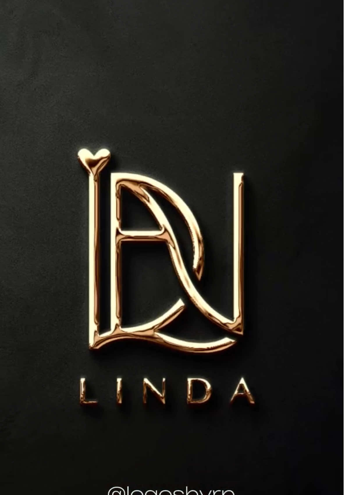 Linda ❤️ #logo #name #design #logoname #logodesign 