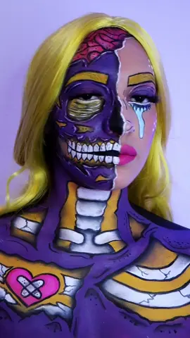 #makeup #trending #halloweenmakeup #creatorsearchinsights #maquillaje  look ib @Illumin_arty (Tiffany) 💜