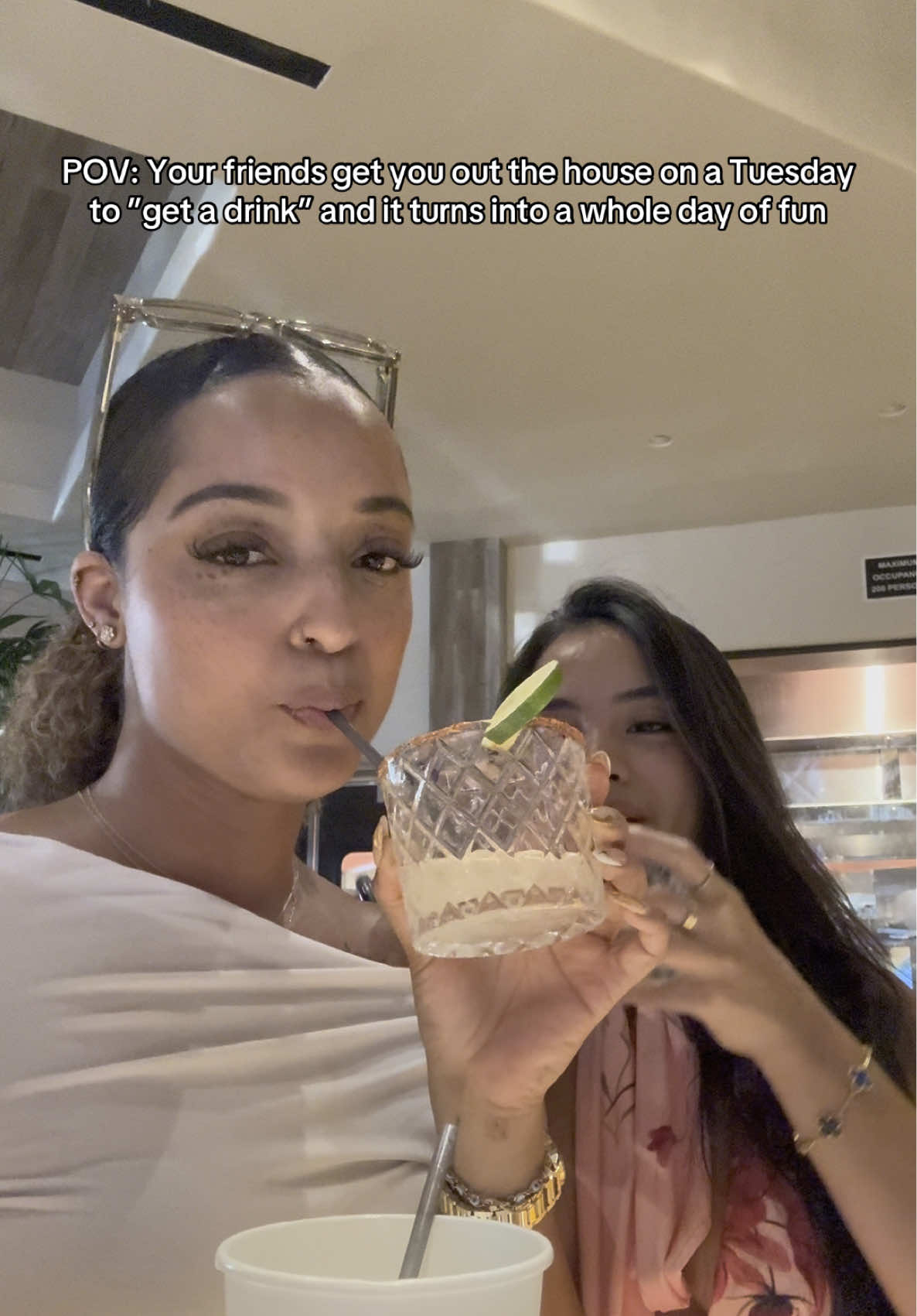 Got home at midnight guys lmao @Cindy Tran #sendhelplol #shenanigans #BestFriends #Vlog #comewithme #drinks #besties #girlsdayout #happyhour #relatable #viral #fyp