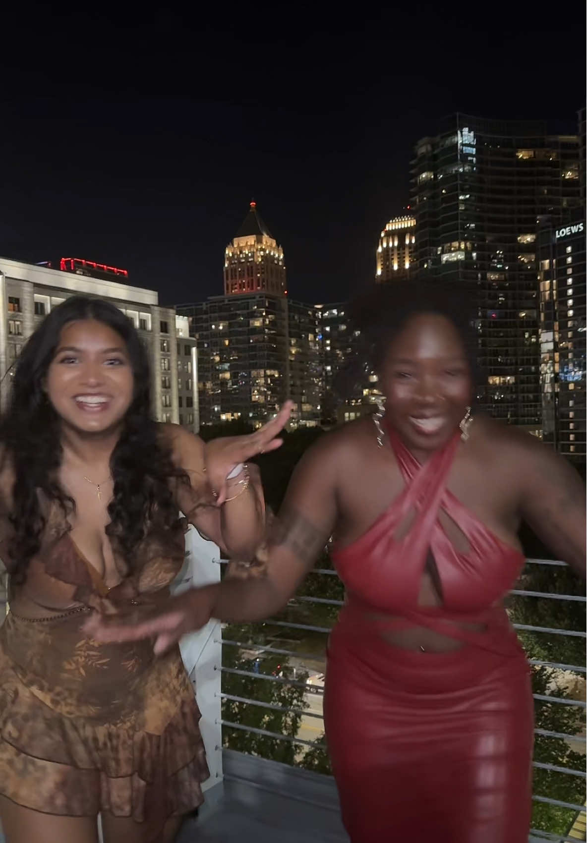 we’re so ATL 😛 #atlanta #birthday #skyline #atlantanight #dance 