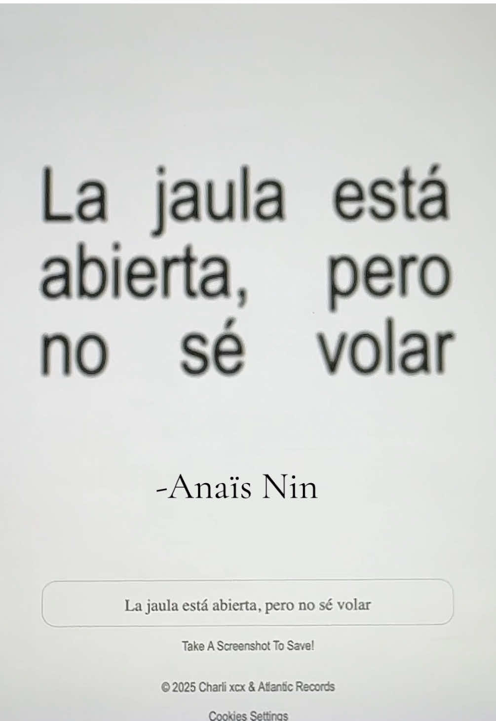 No sé volar #anaisnin #poema #poemario #poesia #frase 