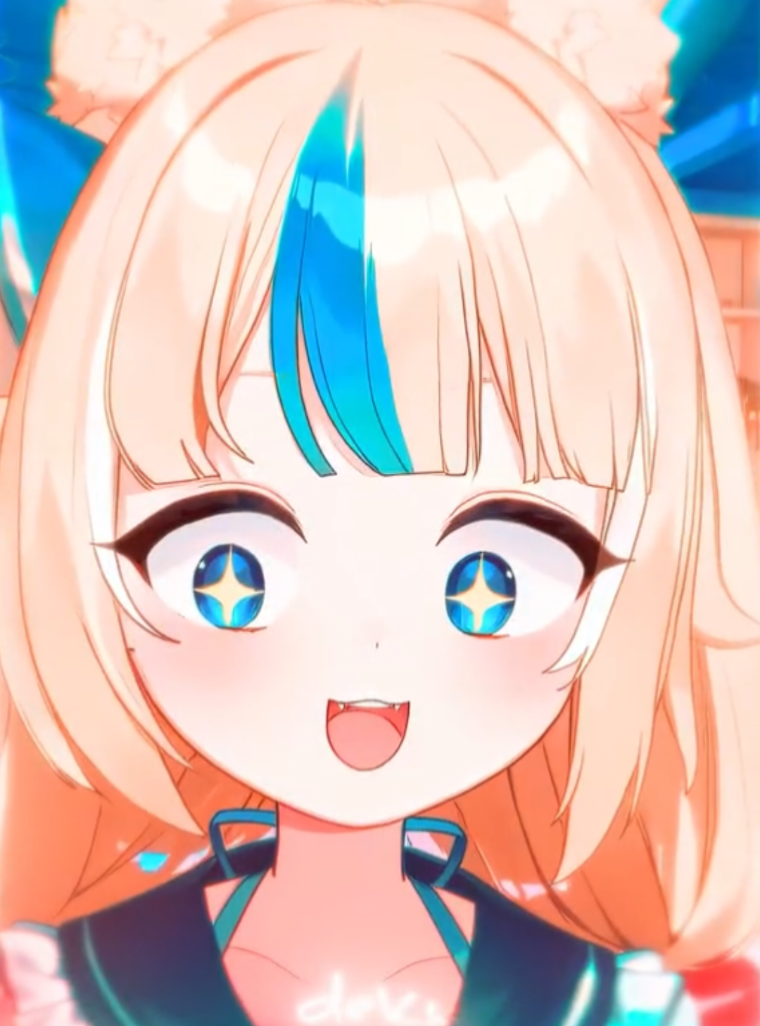 Saba cutiee 💙 #hatanisquad #hololive  #kitsune_squad #dreamsquad #kitsune_squad 