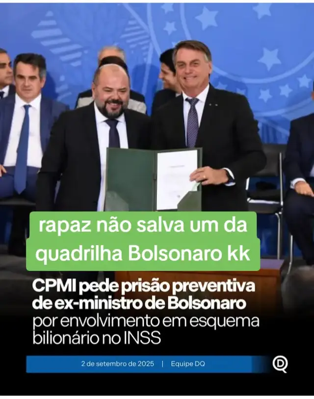 rapaz não salva um da quadrilha Bolsonaro kkk