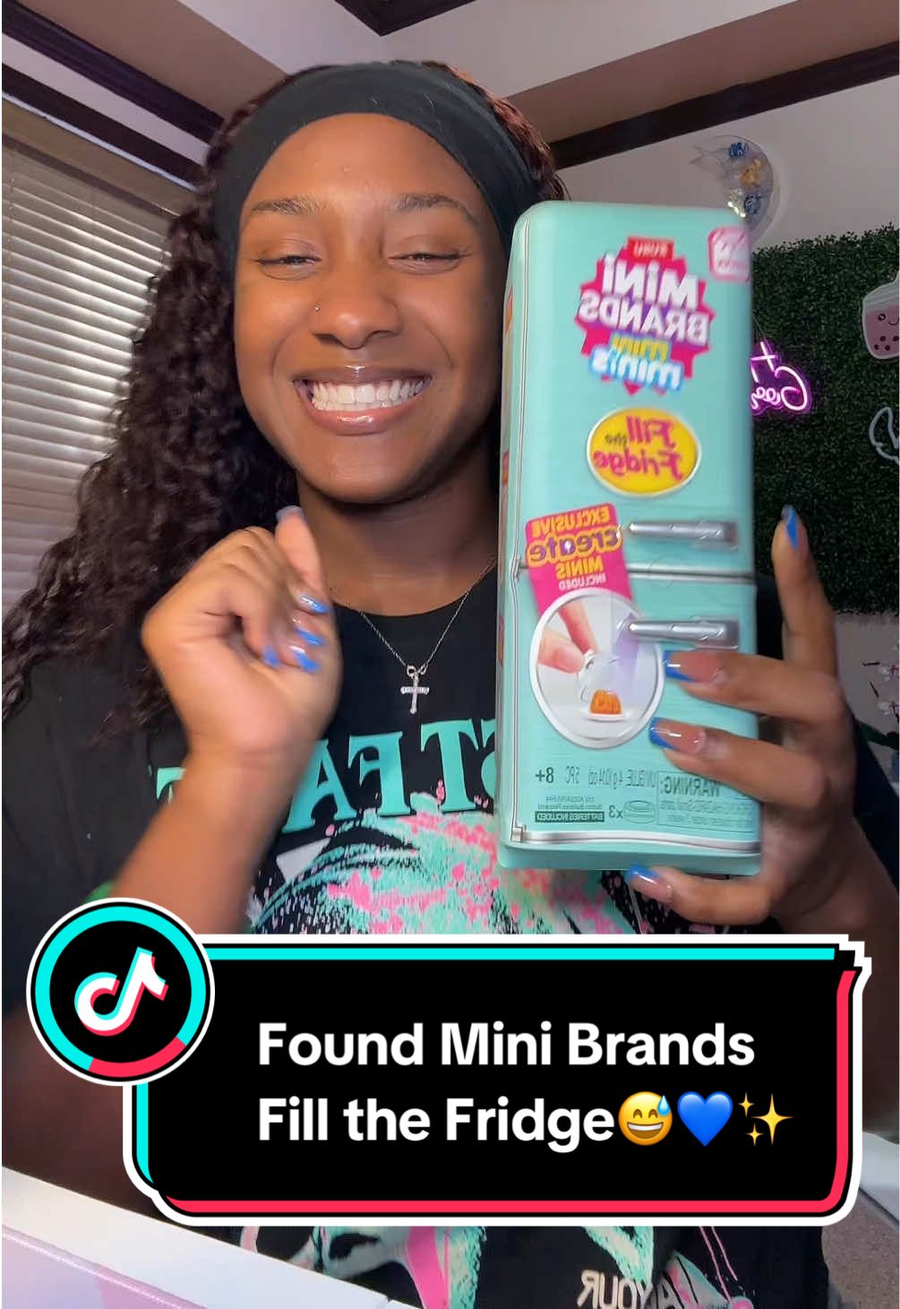 Finally found the mini brands fill the fridge @minibrands  💙😅 #fyp #fillthefridge #minibrandsfoodie #fillthefridgeminibrands #unboxingminibrands 