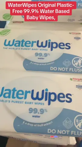 WaterWipes Original Plastic-Free 99.9% Water Based Baby Wipes #waterwipes #babywipe #waterwipe #WaterWipes