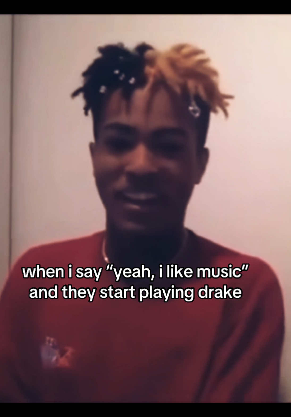 wait the laughs on the music kind of match up w the video.. (i didn’t know who else to use for this so i used drake.) #xxxtentacion #jahsehonfroy #LLJ #fyp #real 