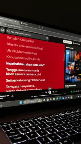 ternyata hanya kata, bukan cinta sesungguhnya #kebutuhanhati #KalebJ #liriklagu #spotify #foryoupage