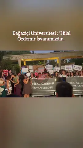 Boğaziçi Üniversitesi Katil Ayberk Kurtuluş tarafından katledilen Hilal Özdemir isyanımızdır. Kadınlar, erkekler tarafından katlediliyor. Bir kadın cinayetinde ve failini aklamak için, erkeğin değil, katledilen kadının yaşam tarzı sorgulanıyor, araştırılıyor. Erkek şiddetini aklayan, faili koruyan her türlü mekanizmaya karşı mücadeleyi büyütüyoruz. Kadın cinayetleri politiktir! #haber #sondakika #boğaziçi #fyppppppppppppppppppppppp #keşfet 