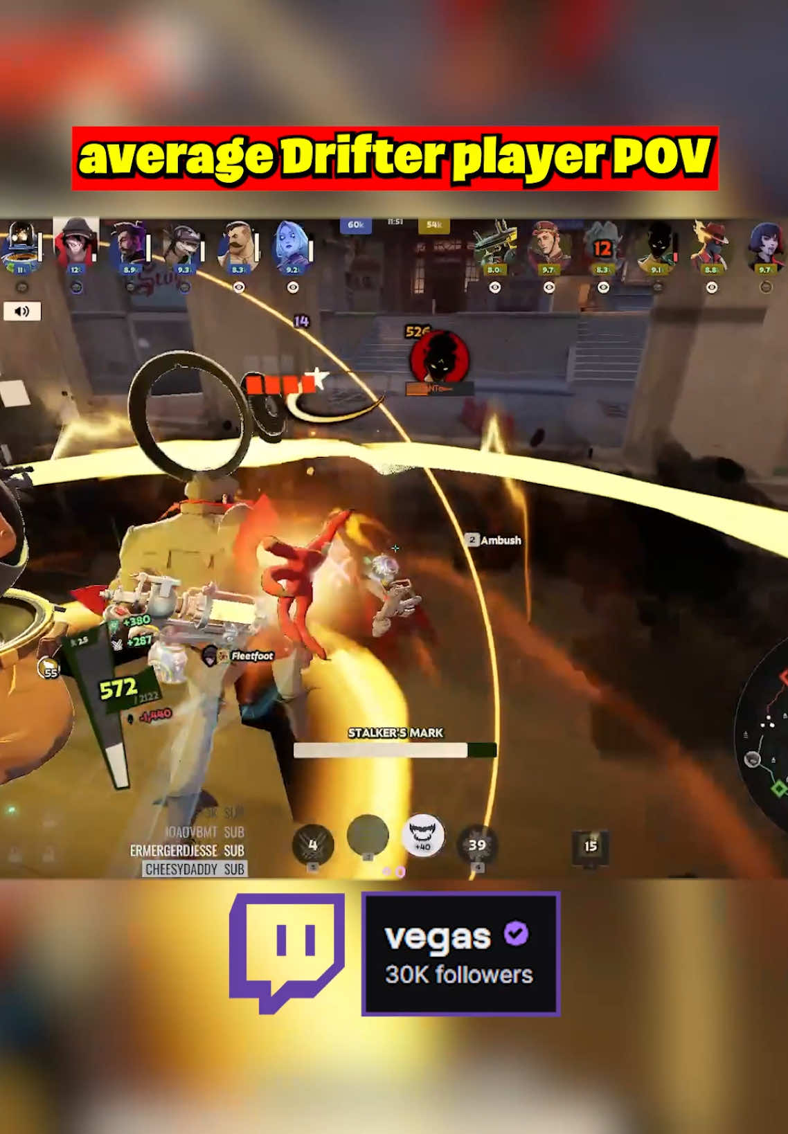 Average Drifter player POV #Deadlock #VegasDL #Gaming #Gamer 