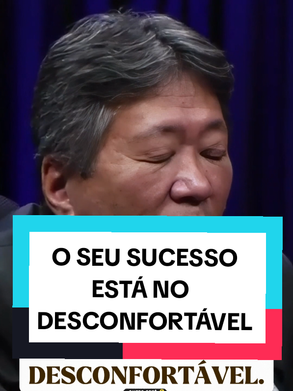 O SEU SUCESSO ESTÁ NO DESCONFORTÁVEL. HUGO MIYAZAKI  #sucesso #desconforto #procrastinar #determinacao 