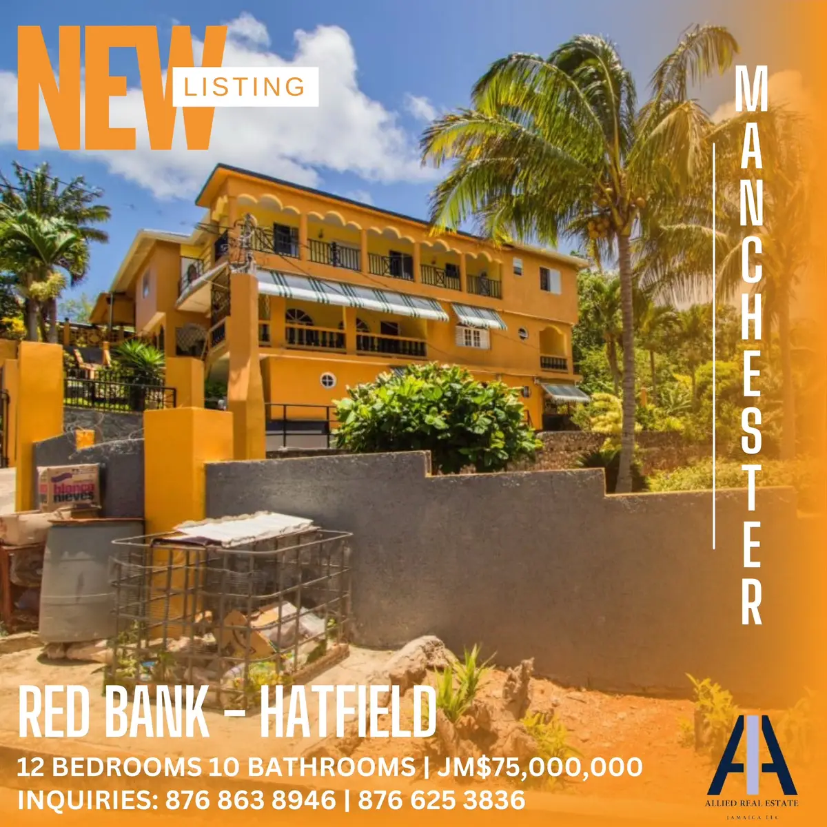 HELLO MANDEVILLE 🌼 📍 RED BANK, HATFIELD, MANCHESTER, JAMAICA 🇯🇲 LOOKING FOR THE IDEAL SPACIOUS  HOME OR INVESTMENT WITH A BEAUTIFUL COUNTRY VIEW 🤩🤩 ? CALL US FOR MORE DETAILS - WE CAN SCHEDULE A VIEWING TODAY 🥳🥳🥳 ! INQUIRIES: ALTHEA SIMMONS - ALLIED REAL ESTATE | S-4791 📞 876 863 8946  📧 realtorsimmo@gmail.com SOCIAL MEDIA:  TIKTOK @REALTORSIMMONS INSTAGRAM @REALTOR.SIMMONS | @ALLIEDREALESTATE_JA
