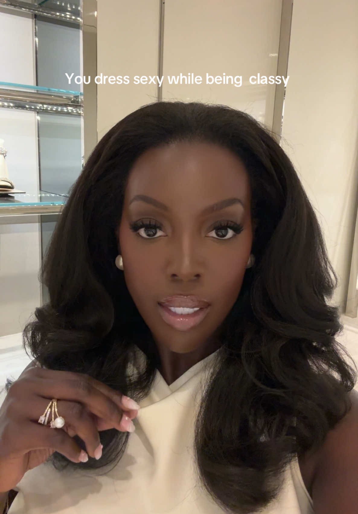 You can give sexy without being  revealing . Your aura is the real sex appeal!!!!! 