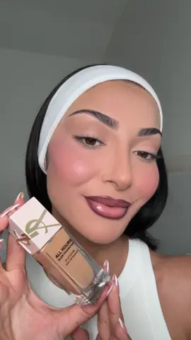 trying the @YSL Beauty all hours glow foundation ✨🤏🏼🫶🏼 #makeup #foundationroutine #makeuptutorial 