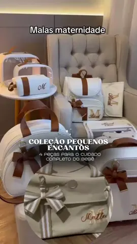 Kit maternidade personalizado 4 peças | Coleção Pequenos Encanto 