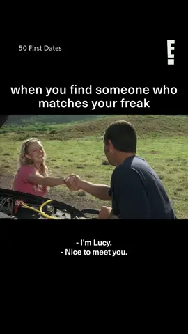 Henry Roth making Lucy fall in love with him every day is the only romance we want. 🥰 #50FirstDates is playing on E! #MoviesWeLove #AdamSandler #DrewBarrymore