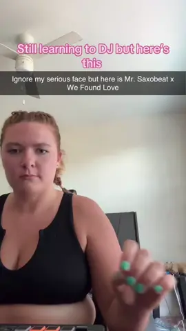 Mr. Saxobeat x We Found Love  Beginner DJ here so don’t rip me to shreds! Had to put DJing on the back burner for the past couple months so I’m basically still at the beginning of learning!  #BeginnerDJ #djathome #Music 