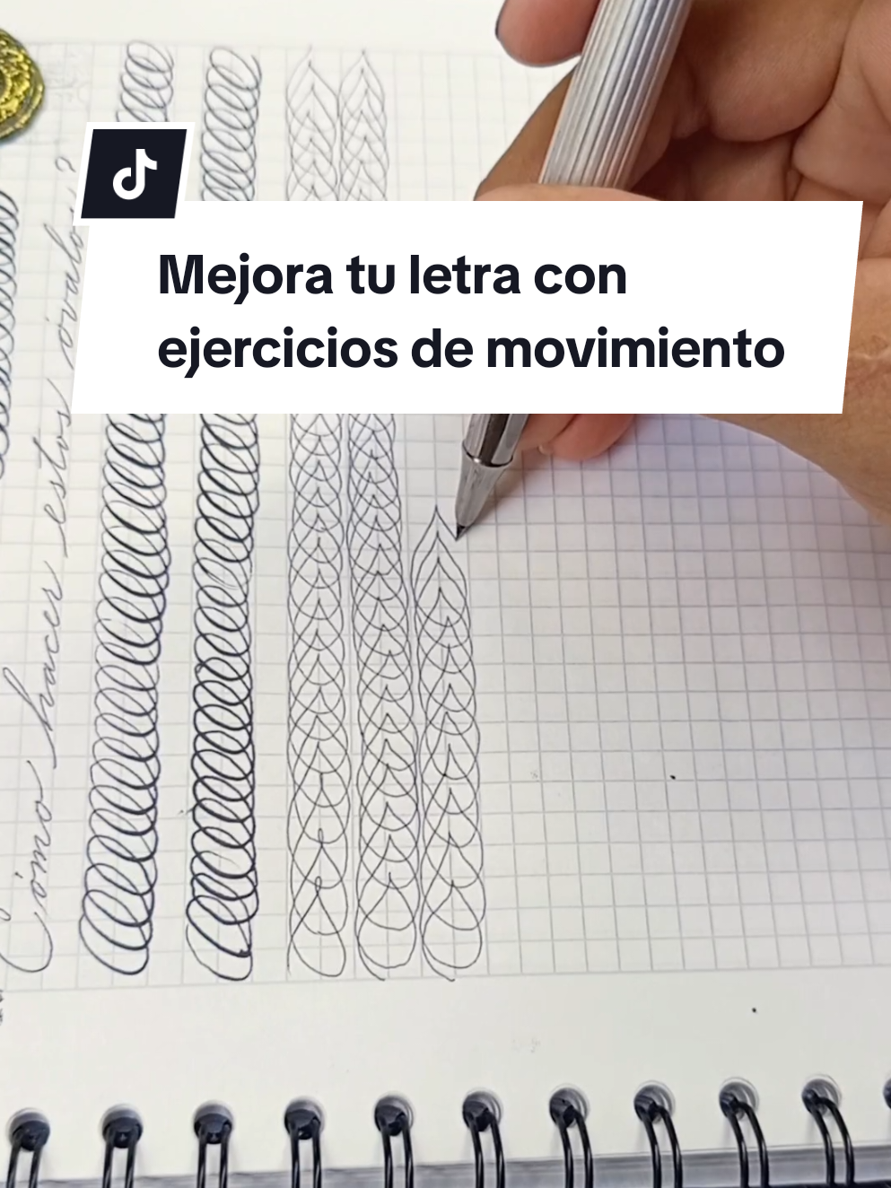 Cómo mejorar tú letra con los siguientes ejercicios de caligrafía. Te ayudarán a tener un control del bolígrafo, lápiz, pluma fuente o cualquier otra herramienta de escritura. #caligrafíaletrasamano #caligrafialetrasamano #caligraphy #caligrafia #pluma 
