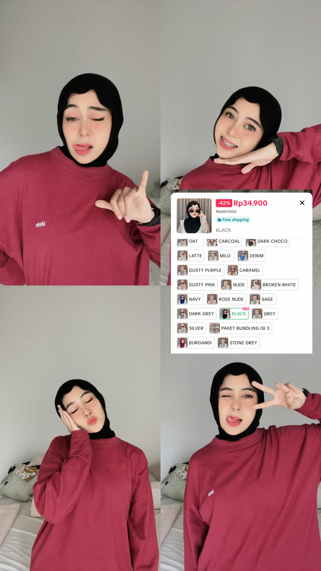 Yok cekot, hijab mleyot 🫵🏻 