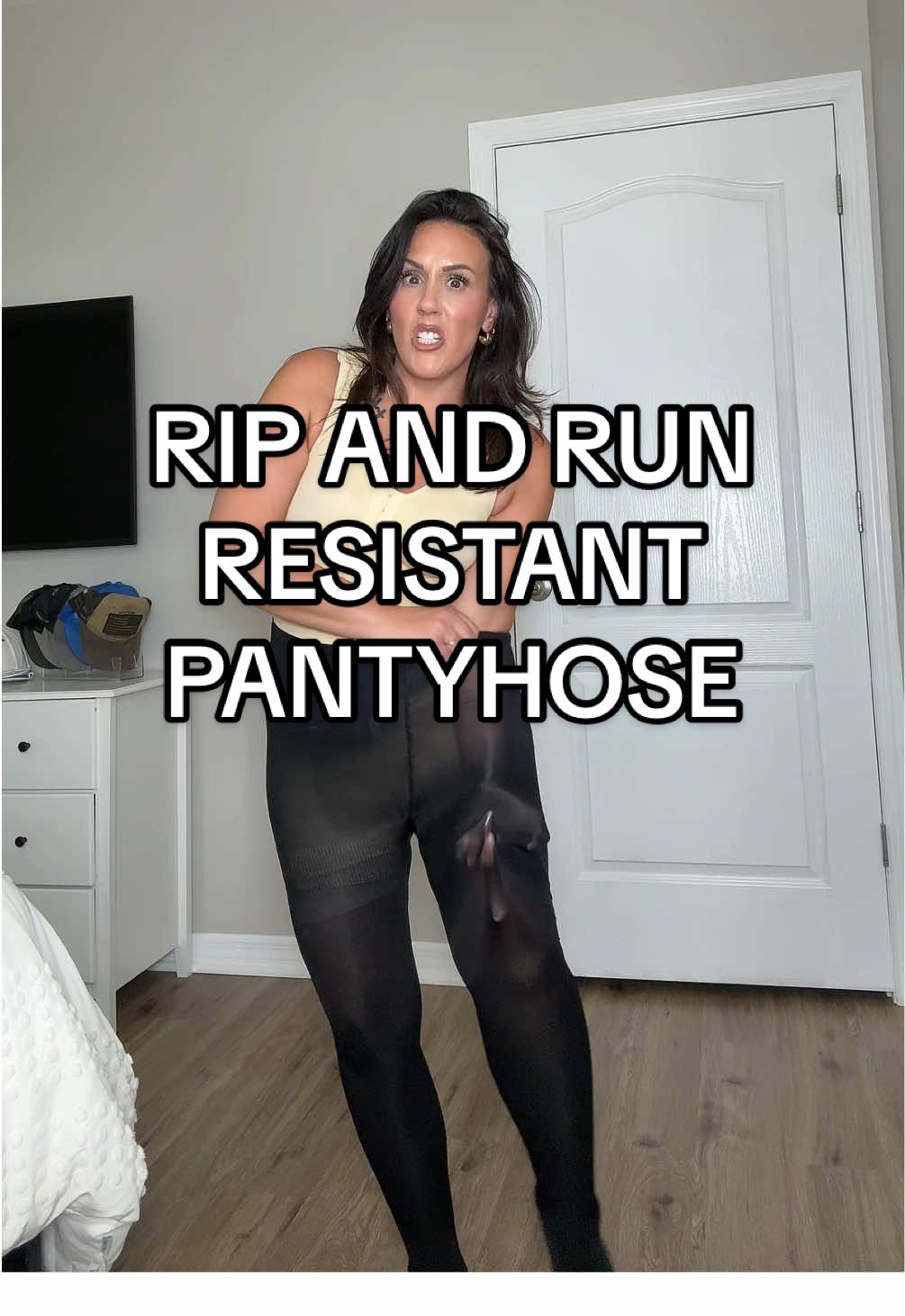 These pantyhose tights are completely run and rip resistant, super high-quality and super affordable #intimateapparel #pantyhose #shapewear #tights #fashionhacks @luckmeey_official 