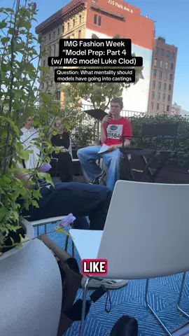 Part 4: Fashion Week advice with Luke Clod #nyfw #newyorkcity #fashiontiktok #img #model 