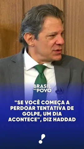 Ao #BrasildoPovo, o ministro da Fazenda Fernando Haddad fala sobre o envolvimento de autoridades militares na tentativa de golpe. Entenda! Assista completo no YouTube Notícias RedeTV! . . . #RedeTV #DatenaNaRedeTV #Datena #Jornalismo #Haddad #FernandoHaddad