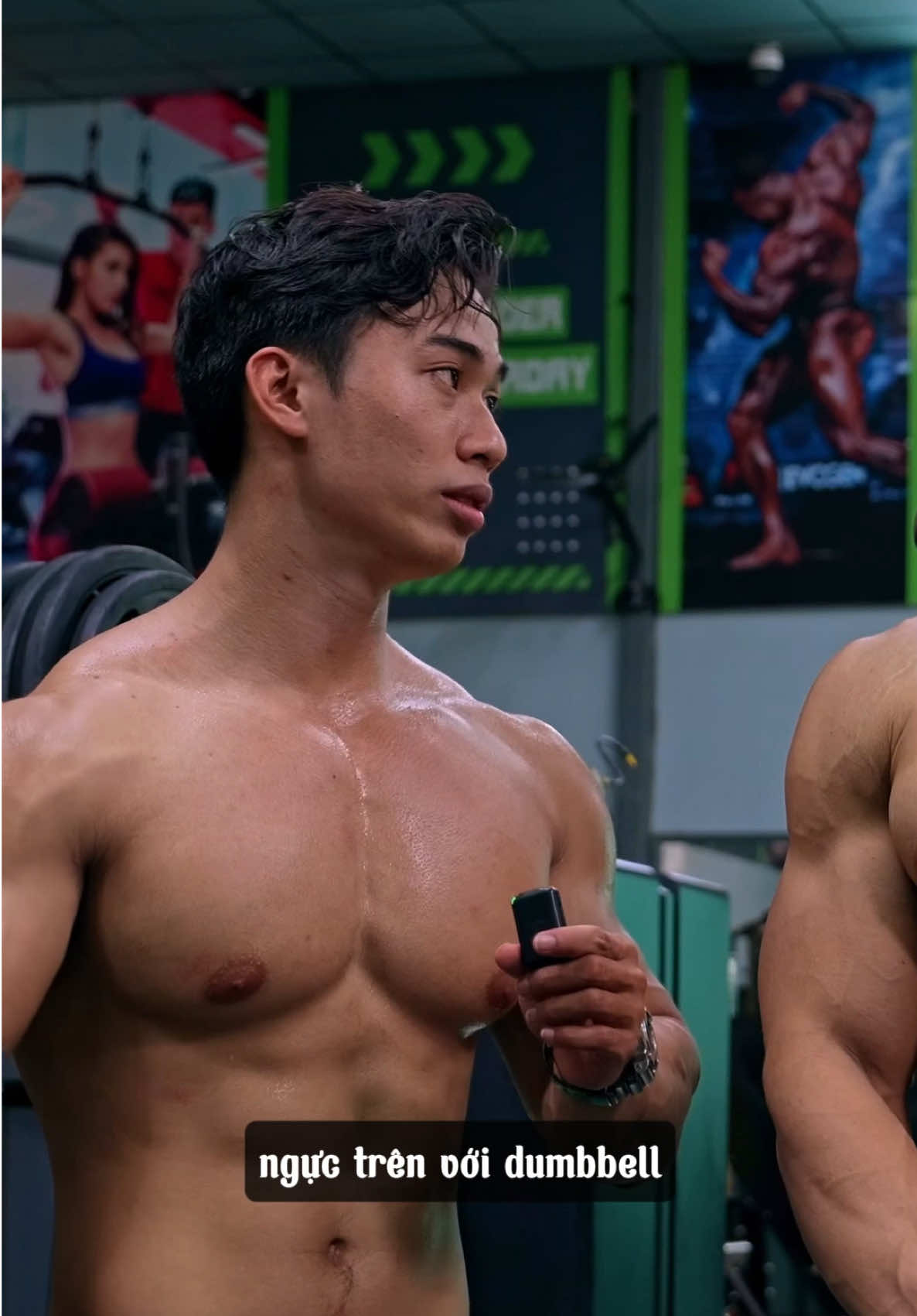 Cao thủ gặp ngay thách đấu rồi mọi người ạ #congmanhfitness #GymTok #Fitness #GymLife #gymrat 