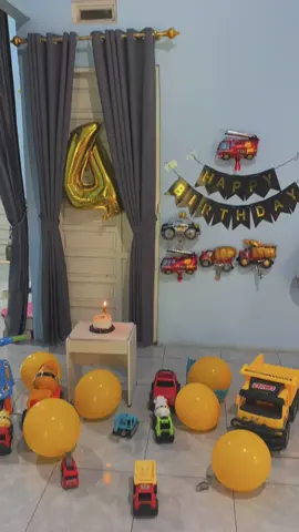 Barakallah fii umrik yg ke4 tahun anak ganteng❤️ tumbuh lebih baik dan bahagia yaa nak 🫶🏻.                        #masyaallahtabarakkallah #ulangtahunanak #surprise #babyboy #CapCut 