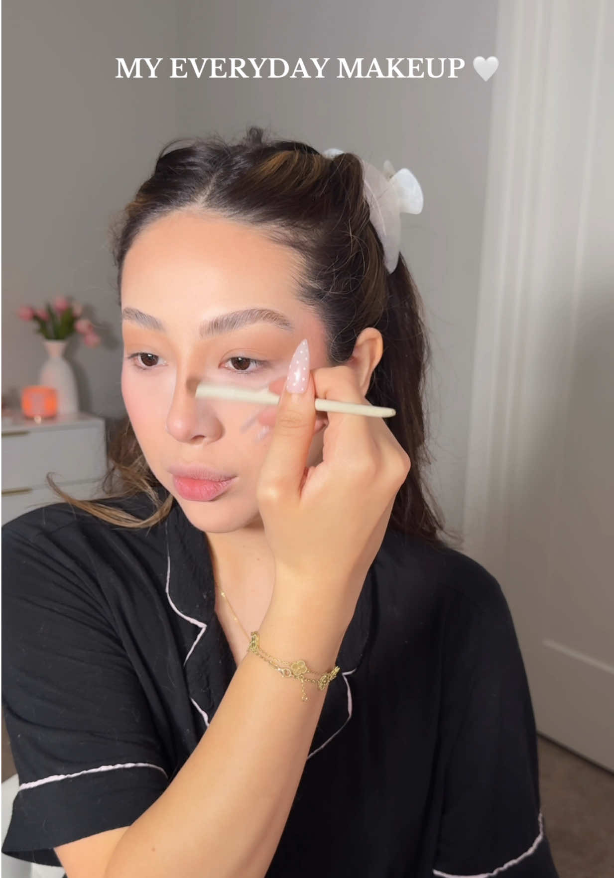 my everyday makeup routine 🤍✨  pls leave me your recommendations for lash serums!!  #grwm #makeup #everydaymakeup #maquillaje #maquillajededia 
