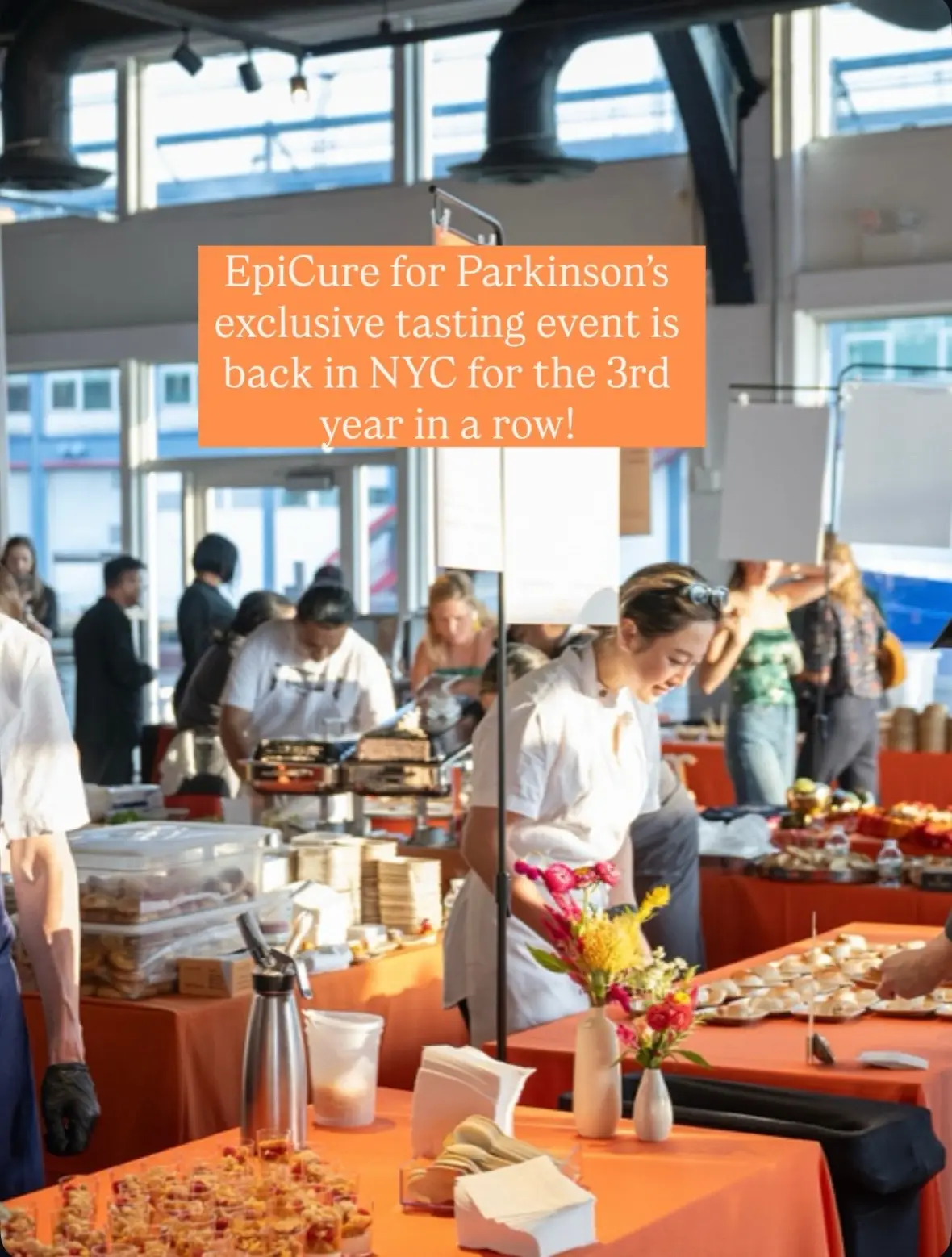 Calling all foodies!! Michael J. Fox Foundation is hosting their 3rd annual EpiCure for Parkinson’s exclusive tasting event on September 18th that you do not want to miss. This tasting event brings together 20+ NYC food vendors under one roof for an incredible cause!!  Make sure to get your tickets now— you do not want to miss this event! See you there on September 18th at The Lighthouse Chelsea Piers!!  Link in bio for tix :)