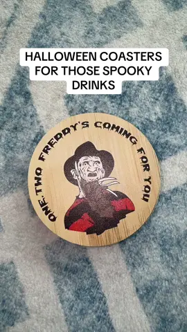 This horror movie coasters are on a huge sale today #horrortok #horror #movie #horrormovie #thriller #scary 