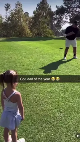 Dad rule #1: never talk in the backswing ⛳😂 Even if you’re my daughter! #DadTok #DadHack #FunnyDad #ParentingHumor   