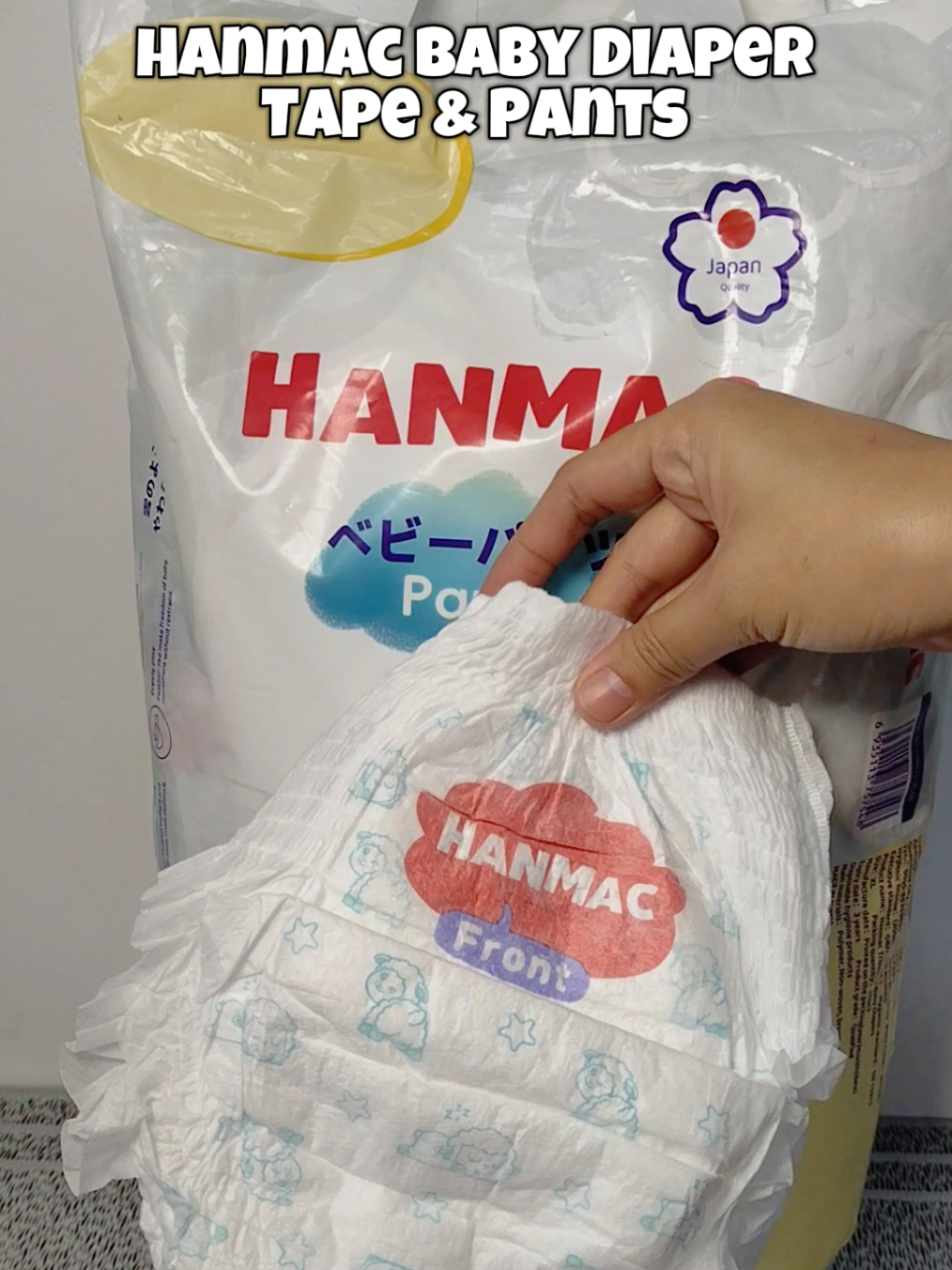 Hanmac Diaper 50 pcs Taoe and Pants #babydiaper #hanmacdiaper #quickdry #ultrathin #babycare 