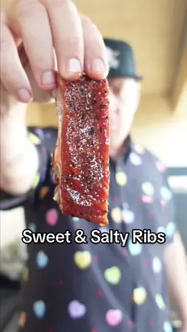 Sweet and Salty Ribs #ribs #bbq #foodtiktok 