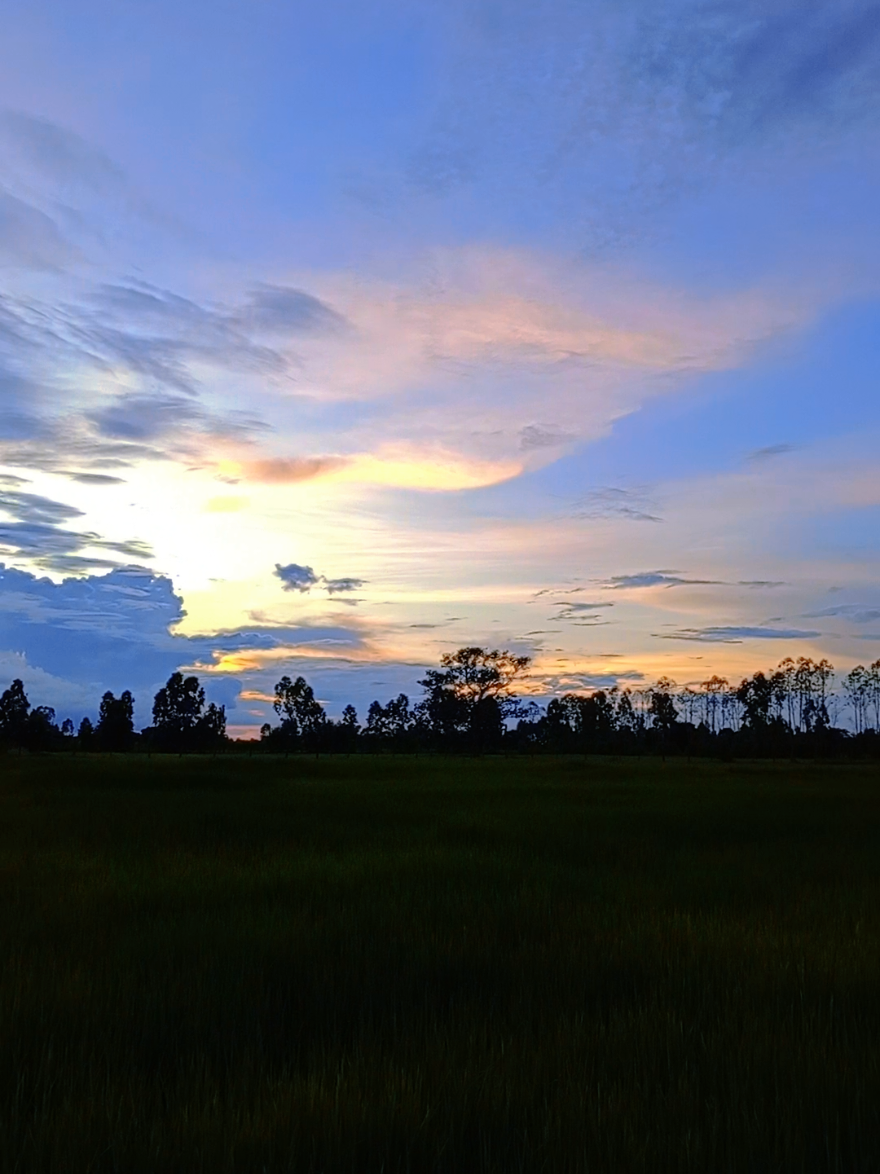 #ขอนุญาตแบ่งปันบรรยายกาศบ้านๆนะคะ⛅🌥️🌤️🌥️🌾🍃☀️😜 