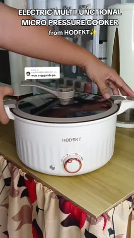 Replying to @user39883288360842  ELECTRIC MULTIFUNCTIONAL PRESSURE COOKER from HODEKT! #electriccooker #ricecooker #pressurecooker #multifunctional #hodekt 