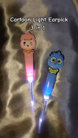 Ear Spoon Cleaner LED Light Ear Was Kids 