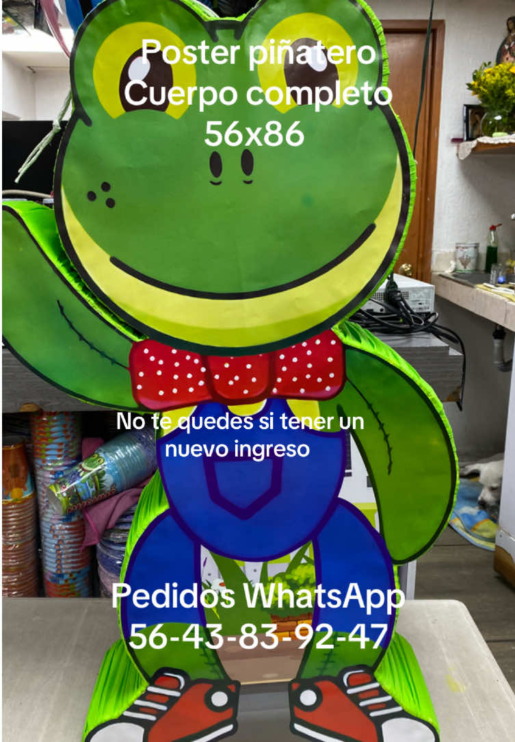 ‼️‼️Por favor de leer bien ‼️‼️ Poster piñatero en $16.25 precio de mayoreo apartir de 24 piezas  Envios a toda la republica mexicana  Pedidoa solo vía WhatsApp: 56-43-83-92-47 